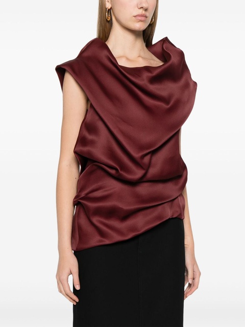 KHAITE Luola top - Red - zdjęcie produktu nr 2