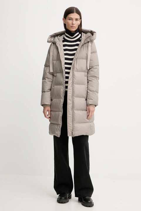 Marc O'Polo kurtka puchowa kolor beżowy zimowa 511032971095 - zdjęcie produktu nr 2