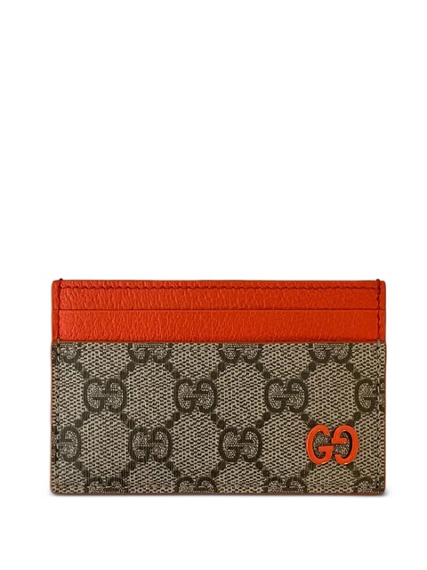 Gucci GG-monogram card case - Brown - zdjęcie produktu nr 1