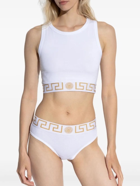 Versace Greca-waistband briefs - White - zdjęcie produktu nr 2