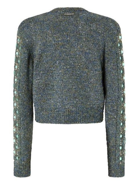 PINKO Go Now long-sleeve cardigan - Green - zdjęcie produktu nr 2