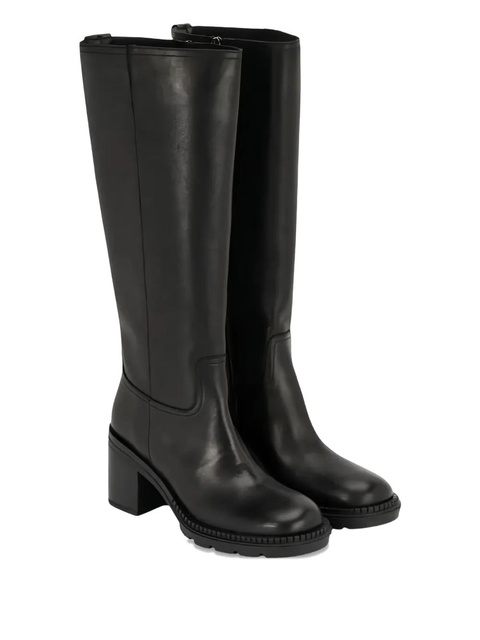 Casadei 80mm block-heel boots - Black - zdjęcie produktu nr 2