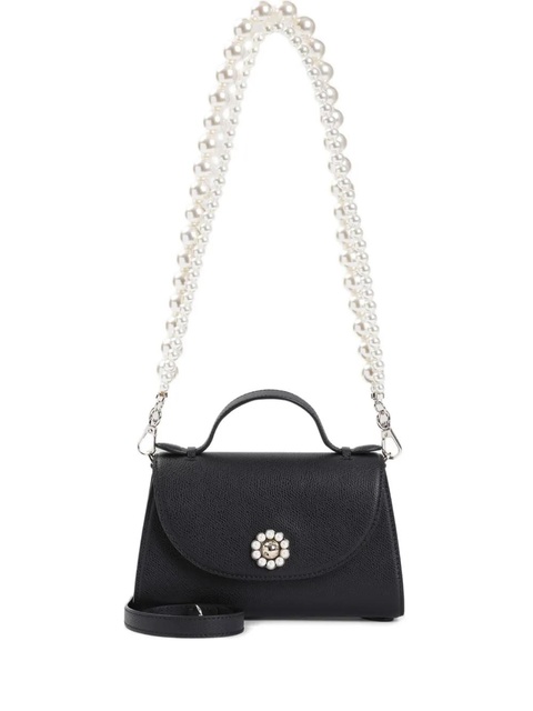 Simone Rocha pearl-embellished satchel bag - Black - zdjęcie produktu nr 1