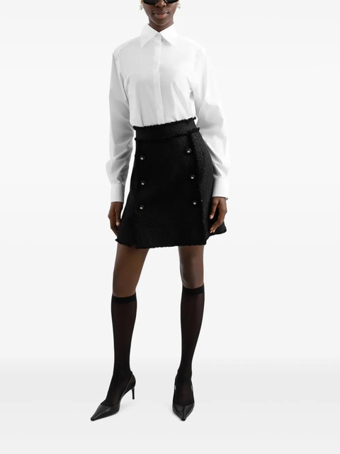 Dolce & Gabbana tweed mini skirt - Black - zdjęcie produktu nr 1