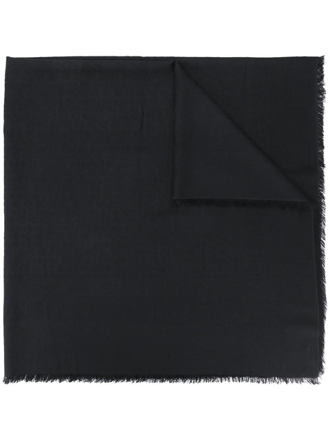 Zadig&Voltaire frayed-edge scarf - Black - zdjęcie produktu nr 1