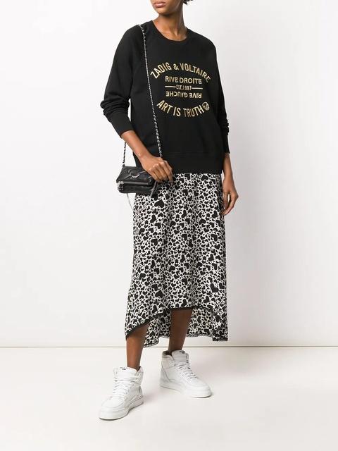 Zadig&Voltaire Art Is Truth embroidered sweatshirt - Black - zdjęcie produktu nr 2