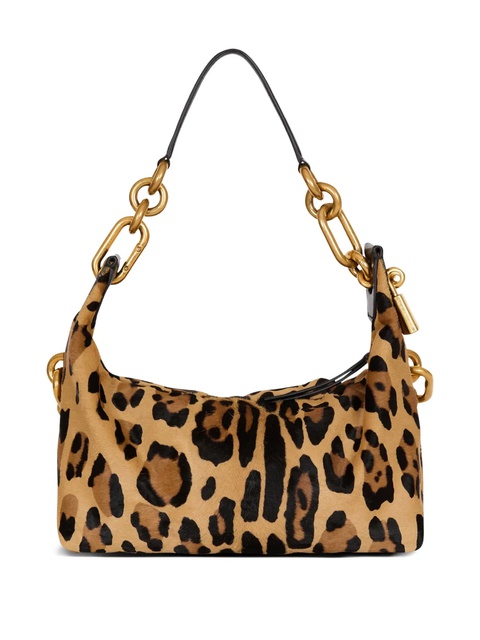 Balmain medium Sync leopard-prin shoulder bag - Brown - zdjęcie produktu nr 2