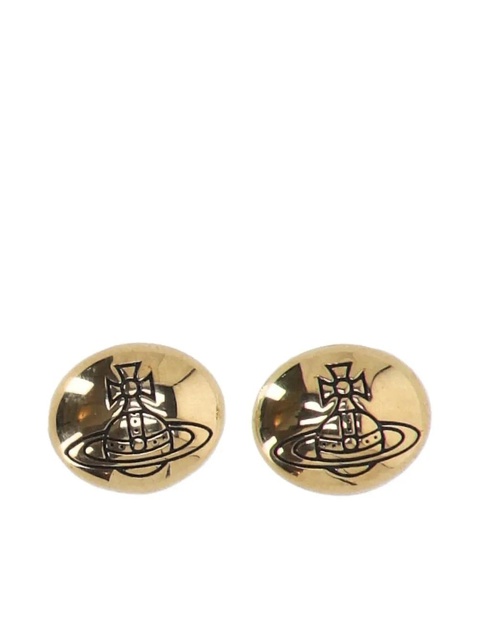 Vivienne Westwood Orb-detail stud earrings - Gold - zdjęcie produktu nr 1