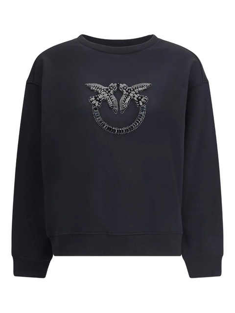 PINKO crystal-embellishment sweatshirt - Black - zdjęcie produktu nr 1