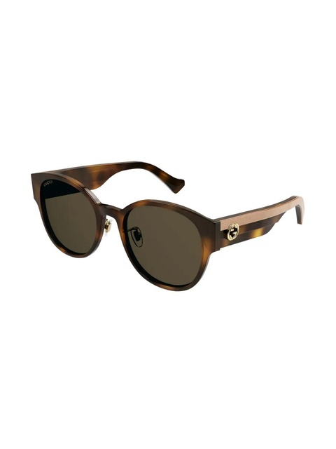 Gucci Eyewear round-frame sunglasses - Brown - zdjęcie produktu nr 2