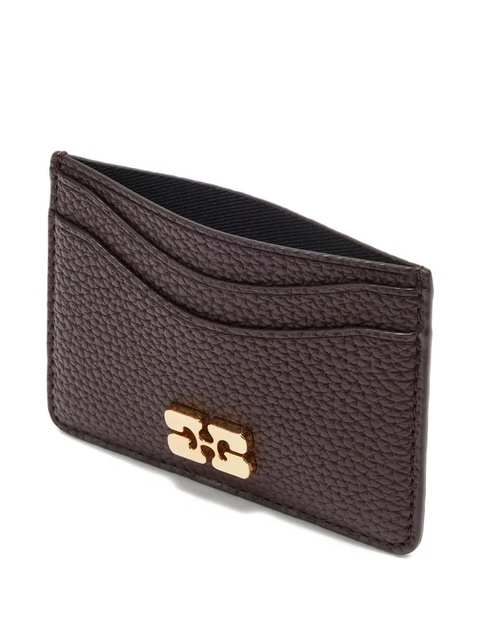GANNI Bou logo card holder - Brown - zdjęcie produktu nr 2