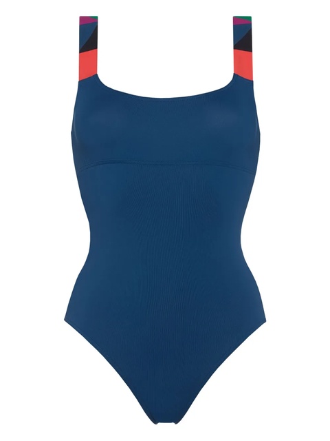 ERES Tempo geometric-print swimsuit - Blue - zdjęcie produktu nr 1