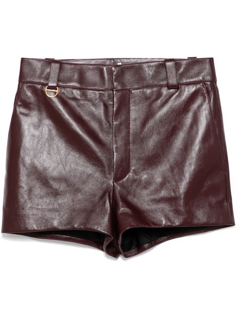 Chloé leather shorts - Red - zdjęcie produktu nr 1