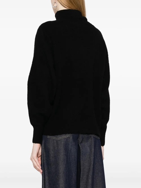 ZIMMERMANN Lyrical brushed wool blend jumper - Black - zdjęcie produktu nr 2