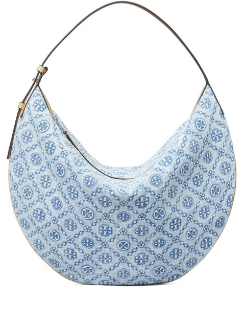 Tory Burch T Monogram shoulder bag - Blue - zdjęcie produktu nr 1