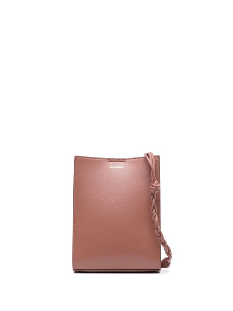 Jil Sander small Tangle leather crossbody bag - Pink - zdjęcie produktu nr 1