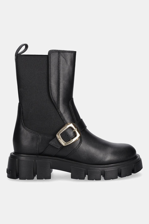 Love Moschino sztyblety skórzane damskie kolor czarny na platformie JA24105G1NIA0000 - zdjęcie produktu nr 2