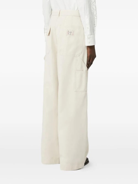 Weekend Max Mara high-waisted cargo trousers - Neutrals - zdjęcie produktu nr 2