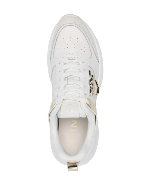 PINKO Ariel Love Birds-embellished sneakers - White - zdjęcie produktu nr 2