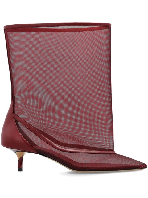 Jacquemus The Tourni mesh boots - Red - zdjęcie produktu nr 2