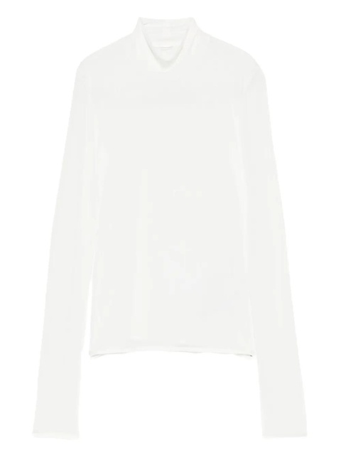 Jil Sander mock-neck long-sleeve top - White - zdjęcie produktu nr 1