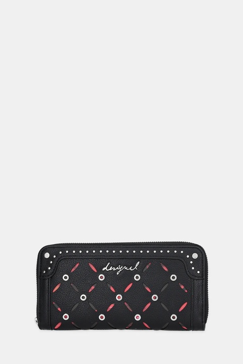 Desigual portfel YANKEE FIONA BLACK damski kolor czarny 25WAYP33 - zdjęcie produktu nr 1