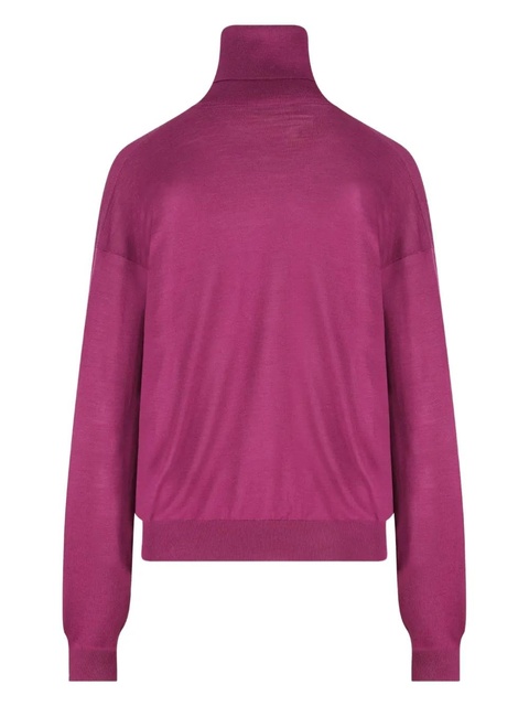 Saint Laurent turtleneck sweater - Purple - zdjęcie produktu nr 2