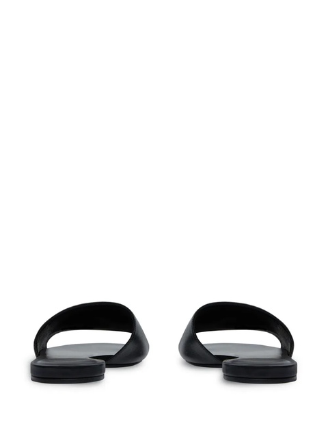 Balenciaga Groupie BB logo flat sandals - Black - zdjęcie produktu nr 1