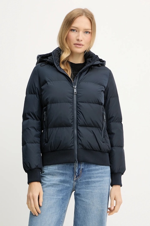 Armani Exchange kurtka puchowa kolor granatowy przejściowa XW000228 AF12286 - zdjęcie produktu nr 1