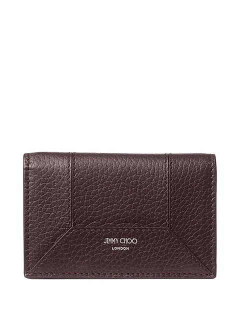 Jimmy Choo DM Nello leather card holder - Brown - zdjęcie produktu nr 1