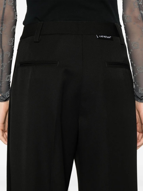 Off-White wide trousers - Black - zdjęcie produktu nr 2
