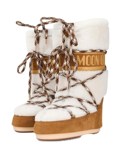 Moon Boot Lab69 Icon logo lace-up boots - Brown - zdjęcie produktu nr 1