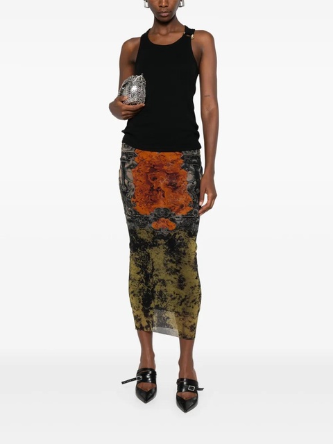 Jean Paul Gaultier sleeveless ribbed top - Black - zdjęcie produktu nr 1