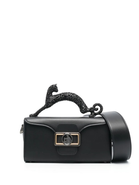 Lanvin Pencil Cat rhinestone-embellished shoulder bag - Black - zdjęcie produktu nr 1