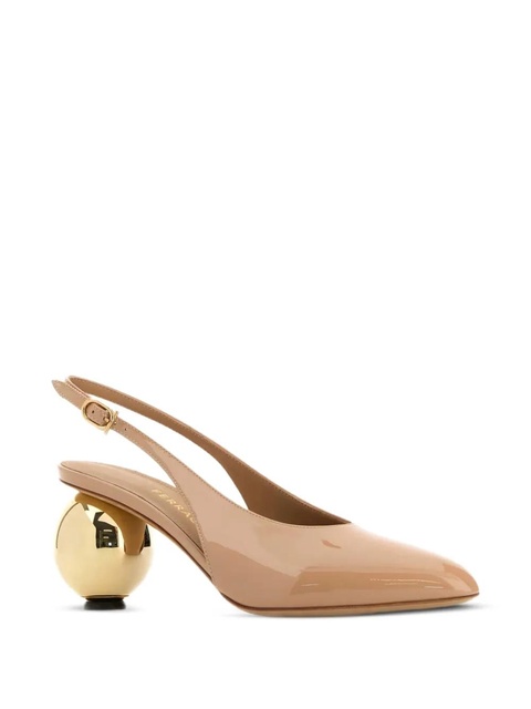Ferragamo 70mm Tessie sphere-heel slingback pumps - Neutrals - zdjęcie produktu nr 2
