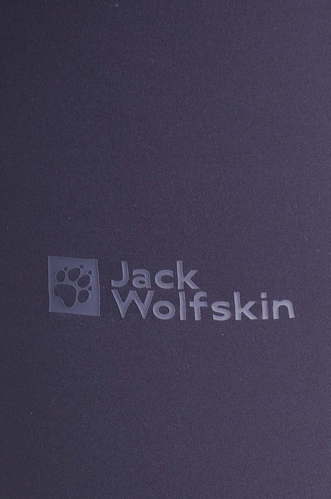 Jack Wolfskin legginsy sportowe Klintal damskie kolor szary gładkie 1508901 - zdjęcie produktu nr 2