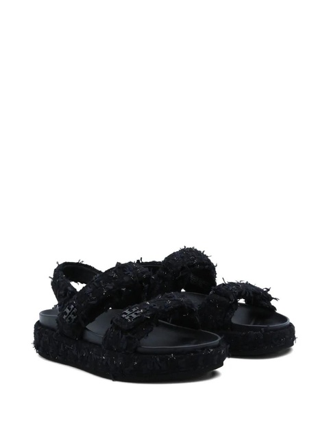 Tory Burch Kira logo platform sandals - Blue - zdjęcie produktu nr 1