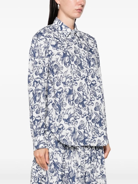 Maje fruit-print button shirt - White - zdjęcie produktu nr 2