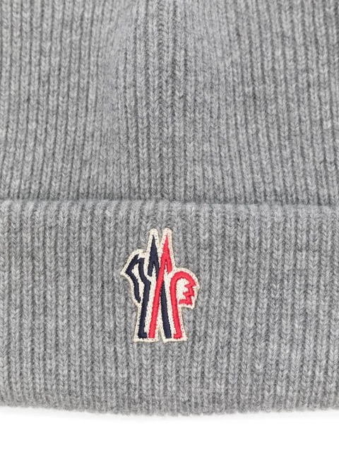 Moncler Grenoble wool beanie hat - Grey - zdjęcie produktu nr 2
