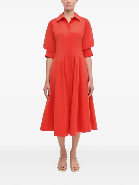 Simkhai shirt midi day dress - Red - zdjęcie produktu nr 2