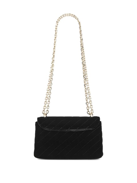 Jimmy Choo small Curve velvet cross body bag - Black - zdjęcie produktu nr 1