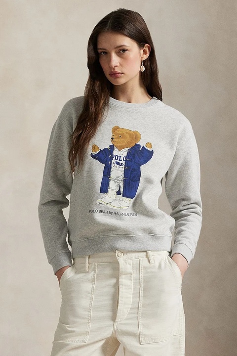 Polo Ralph Lauren bluza damska kolor szary 211972794 - zdjęcie produktu nr 1