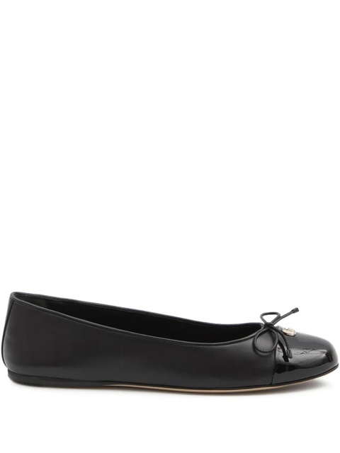 Gucci GG leather ballet flats - Black - zdjęcie produktu nr 1