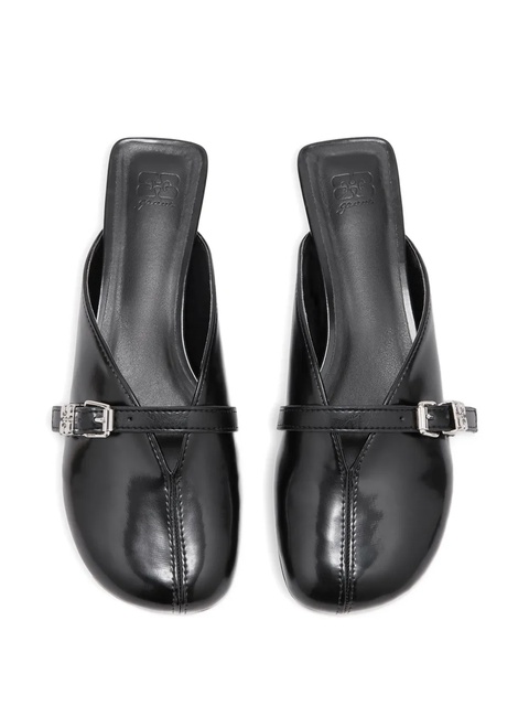 GANNI Sue buckle mules - Black - zdjęcie produktu nr 2