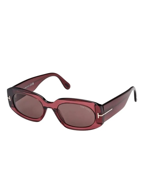 TOM FORD Eyewear Cielle oval-frame sunglasses - Red - zdjęcie produktu nr 2