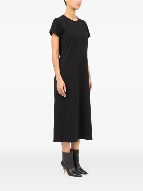 MM6 Maison Margiela short-sleeve midi dress - Black - zdjęcie produktu nr 1