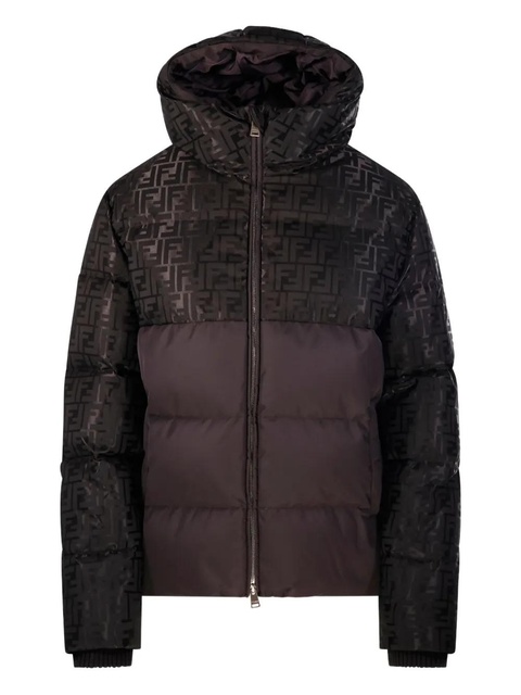 FENDI monogram hooded jacket - Brown - zdjęcie produktu nr 1