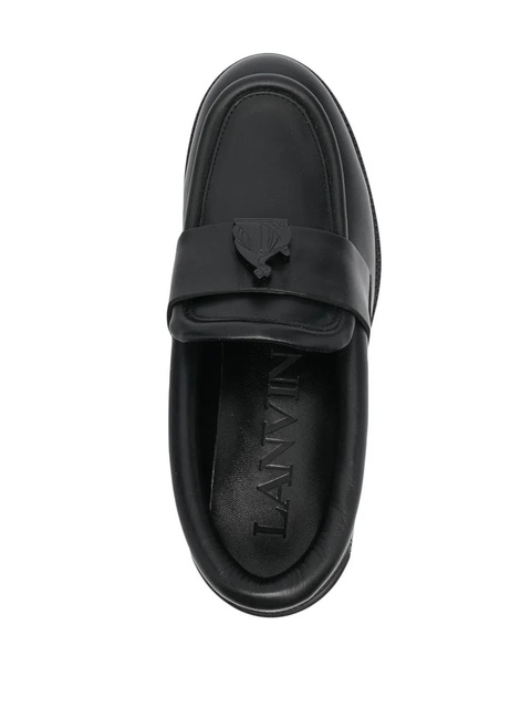 Lanvin logo slip-on loafers - Black - zdjęcie produktu nr 2