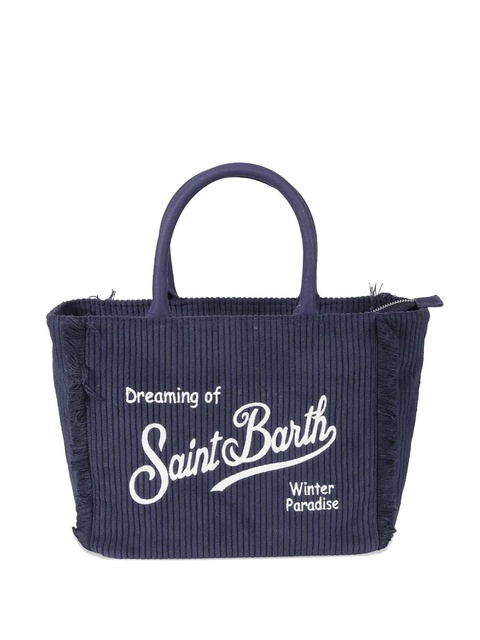 MC2 Saint Barth Colette corduroy tote bag - Blue - zdjęcie produktu nr 1