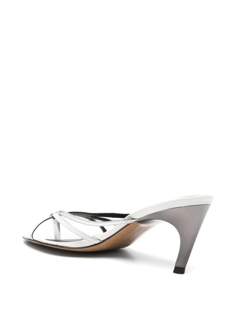 Coperni 75mm leather mules - White - zdjęcie produktu nr 2